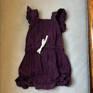 Jamie Kay cotton Ruffled Baby Romper